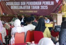 Pj Sekda Barru Hadiri Sosialisasi dan Pendidikan Pemilih Berkelanjutan