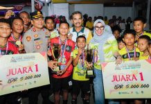 Bupati Barru Andi Ina Ucapan Selamat Atas Kemenangan SSB Hibridah di Ajang Liga Ramang 2025