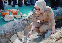 Bupati Barru, Andi Ina Letakan Batu Pertama Pembangunan Gedung Rektorat Unmuh Barru