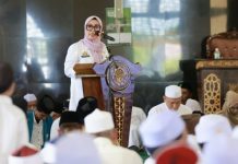 Bupati Barru Andi Ina Apresiasi 40 Tahun Kepemimpinan Anregurutta HM Faried Wadjedy di Popes DDI Mangkoso