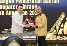 WTP ke-14 Berturut-turut, Bupati Irwan Hmid: Bukti Pemkab Pinrang Jaga Akuntabilitas Pengelolaan Keuangan