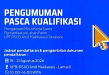 Optimalkan Pengelolaan Aset, RSUD Andi Makkasau Buka Pendaftaran Mitra Parkir